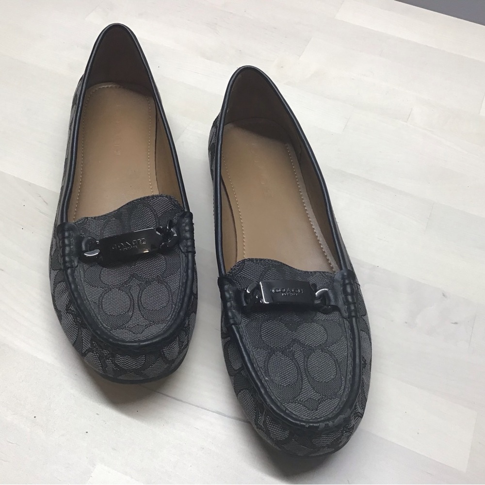 Coach Black Loafers
